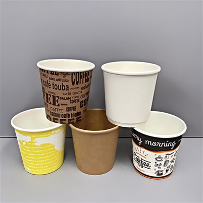 4 Oz Logo Single Wall Paper Cup Ø62